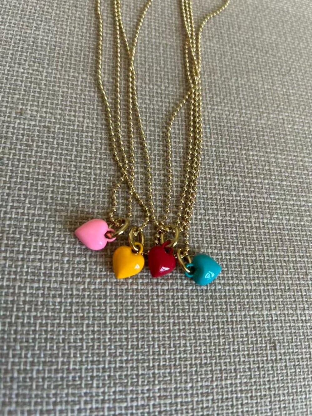 🔵 Roxanne Assoulin The Itsy Bitsy Baby Bead Charm Necklace Dark Turquoise - Picture 5 of 5